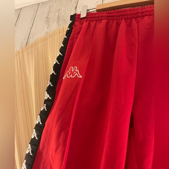 Kappa Y2K popper red small jogging bottoms joggers - Picture 5 of 9